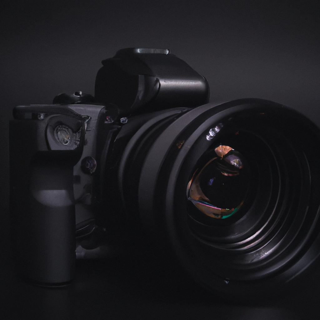 Detalle de lentes prime del equipo